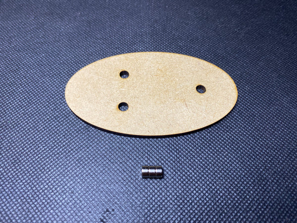 Oval MDF Magnetised Bases - 60x35mm to 170x105mm