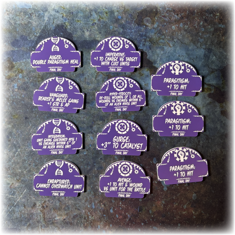 Alien Cults - Final Day - 10th Edition 40k Token Set