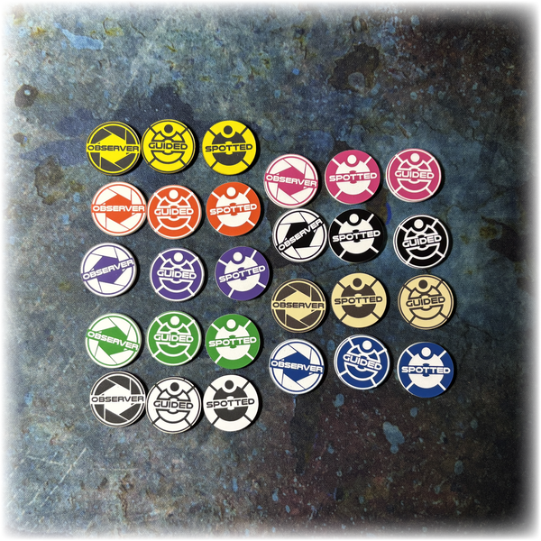 Greater Good - Guided, Observer & Spotted-10th Edition 40k Token Set