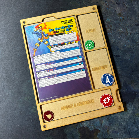 Superhero Crisis Card Holder - Magnetised MDF