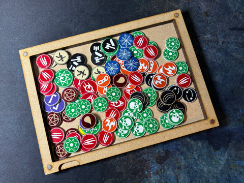 Superhero Crisis Token Tray - Magnetised MDF