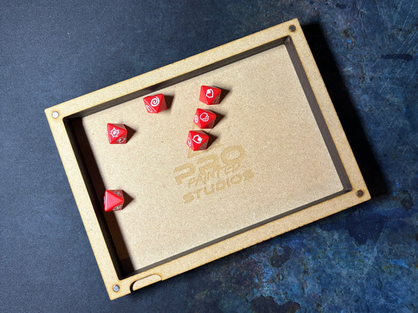 Superhero Crisis Dice Tray and Storage box - Magnetised MDF