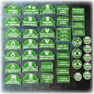 Steel Orcs AoS 4th Edition Token Set