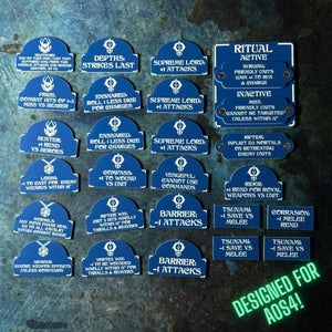 Deep Sea Elves AoS 4th Edition Token Set